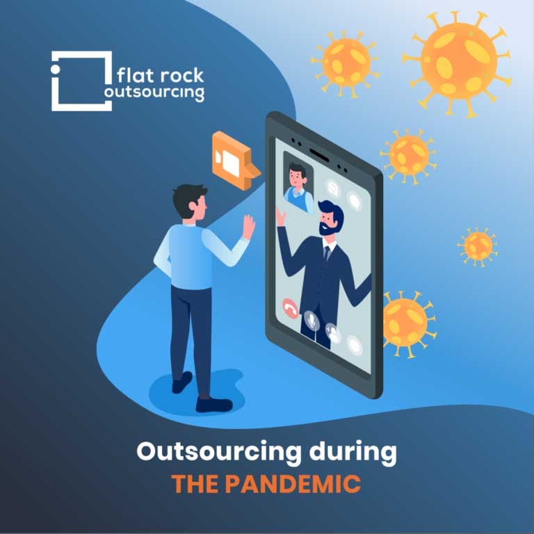 outsourcing during the pandemic illustration
