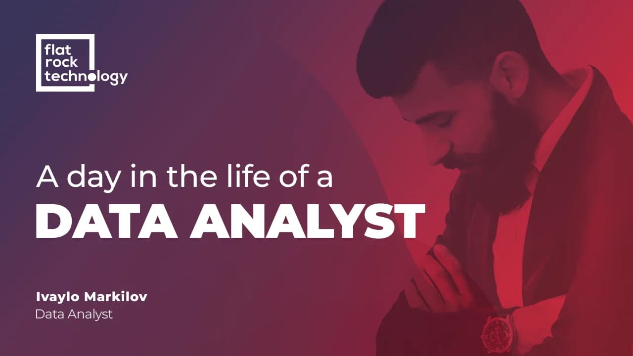 A day in the life of the data analyst